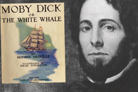 Herman Melville, Novelista estadounidense,nacido en Nueva York. Autor de la conocida obra "Moby Dick" También llamada la ballena blanca. (1819 -1891)